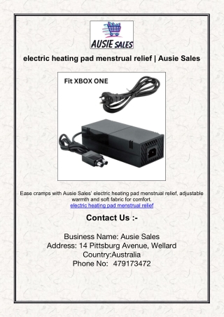 electric heating pad menstrual relief | Ausie Sales