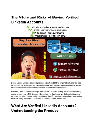 2026 in Reveal the Real Steps to Buy Verified LinkedIn Accounts Safely