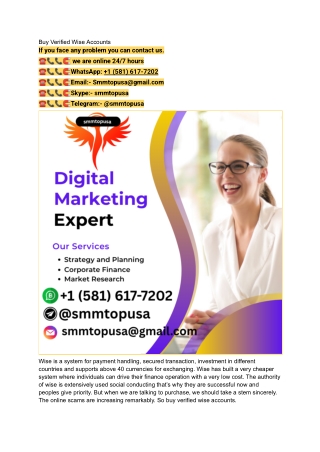 5 Best Trustable Sites to Buy Verified TransferWise ...