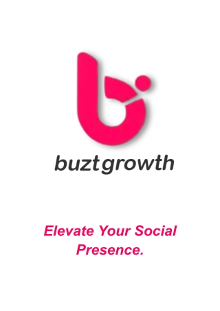 Grow Your Social Media the Smart Way — with BuztGrowth