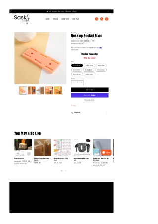 Self Adhesive Desktop Socket Fixer