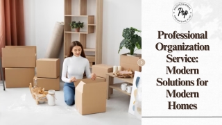 Professional Organization Service Modern Solutions for Modern Homes