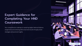 Expert Guidance for Completing Your HND Coursework