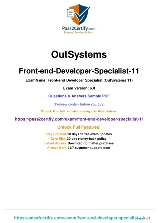 Front-End Developer Specialist 11: Advanced Web Development & UI/UX Mastery
