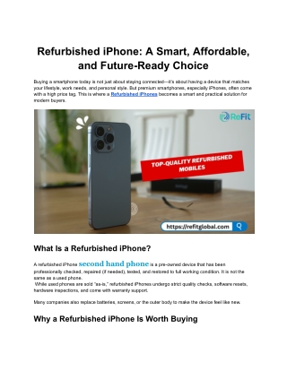 top refurbished iphones