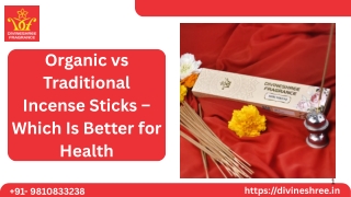 Organic vs Traditional Incense Sticks – Which Is Better for Health?