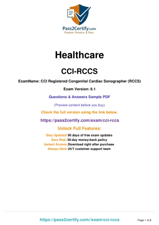 CCI–RCCS Exam Guide: Registered Cardiovascular Coding Specialist Certification