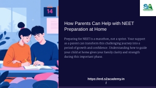 How Parents Can Help with Their Child