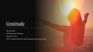 Healing Through Gratitude: How Practicing Thankfulness Supports OCD Recovery
