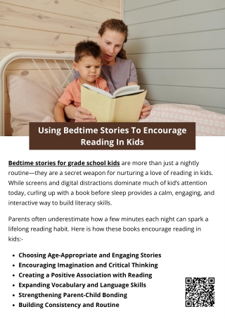 Using Bedtime Stories To Encourage Reading In Kids
