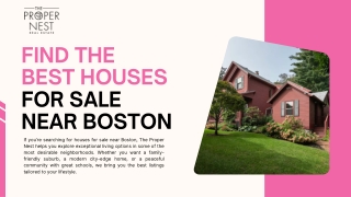 Find The Best Houses For Sale Near Boston
