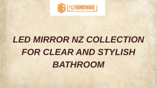 LED Mirror NZ Collection for Clear and Stylish Bathroom