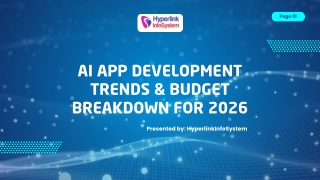 AI App Development Trends & Budget Breakdown for 2026
