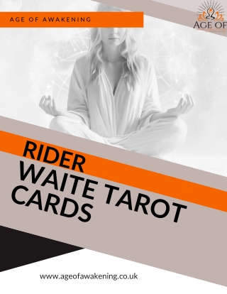 Rider Waite Tarot Cards Guide for Beginners