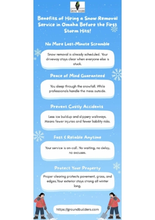 Why Booking Omaha Snow Removal Early Gives You a Safer, Easier Winter Season