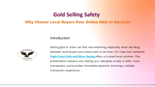 Why Choose Local Buyers Over Online Mail-In Services