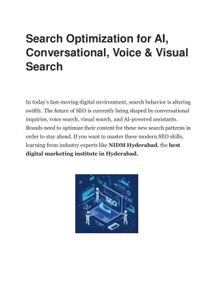 SEO Optimization for AI