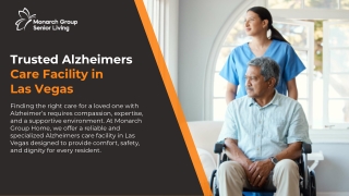 Trusted Alzheimers Care Facility in Las Vegas