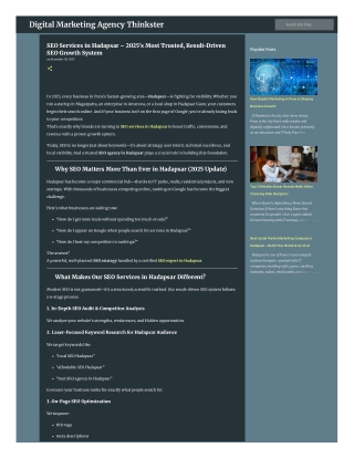 SEO Services in Hadapsar – 2025s Most Trusted, Result-Driven SEO Growth System