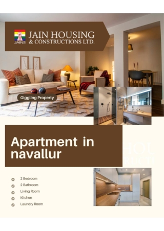 Apartments in Navalur: Modern Living at Jains Anushree
