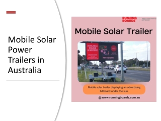 Mobile Solar Power Trailers in Australia: A Simple Guide for Sustainable On-Sit