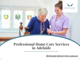 Professional Home Care Services in Adelaide
