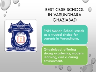 Best CBSE School in Vasundhara Ghaziabad