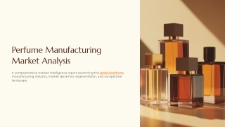 Perfume Market Size, Share And Trends Report 2025-2033