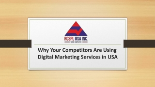 Why Your Competitors Are Using Digital Marketing Services in USA