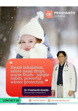 Keep Your Child Protected This Winter_Dr  Prashanth Gowda _ Best Pediatrician in HSR Layout