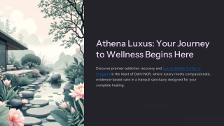 Exclusive Luxury Rehab Center in Gurgaon for Total Life Recovery