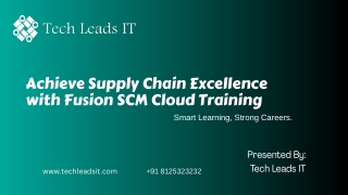 Oracle Fusion SCM Online Training
