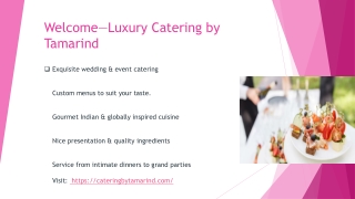 Luxury Catering Services in New York | Custom Event & Cocktail Menus