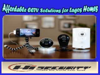 Affordable CCTV Solutions for Lagos Homes