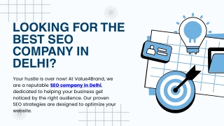 Looking for the Best SEO Company in Delhi?
