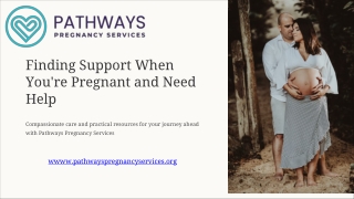 Support for Women Pregnant and Need Help – Pathways Pregnancy Services