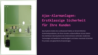 ajax alarmanlage
