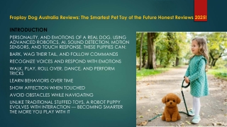 Froplay Dog Australia Reviews: The Smartest Pet Toy of the Future!