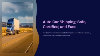 Auto Car Shipping