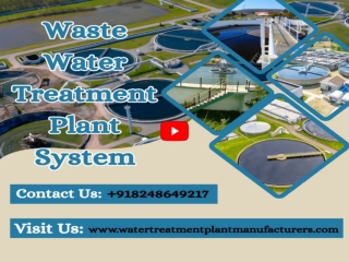 Effluent Plant Companies |Bangalore| Hyderabad | Mumbai | Ahmedabad | India | Mysore | Kerala |