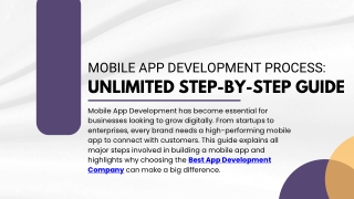 Mobile App Development Process: A Complete Step-by-Step Guide for Businesses