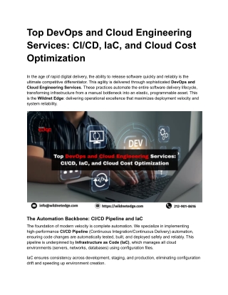 Top DevOps and Cloud Engineering Services_ CI_CD, IaC, and Cloud Cost Optimization