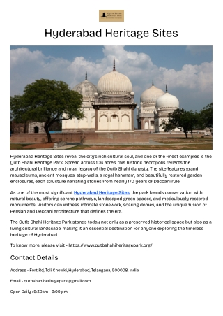 Hyderabad Heritage Sites