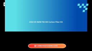 Dominate Streets with 2014‑20 BMW F82 M4 Carbon Fiber Kit I Carbonadoaero.com