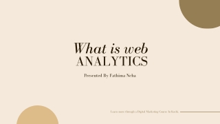 Web Analytics in digital marketing