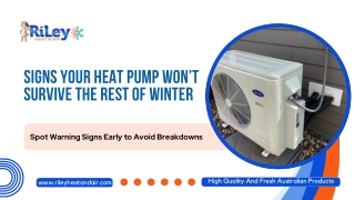 Signs Your Heat Pump Won’t Survive the Rest of Winter