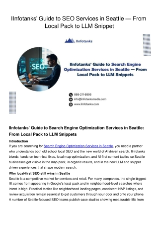 Search Engine Optimization Services in Seattle