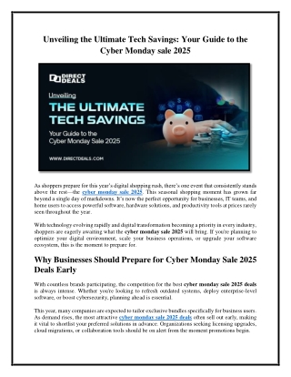 Unveiling the Ultimate Tech Savings Your Guide to the cyber monday sale 2025