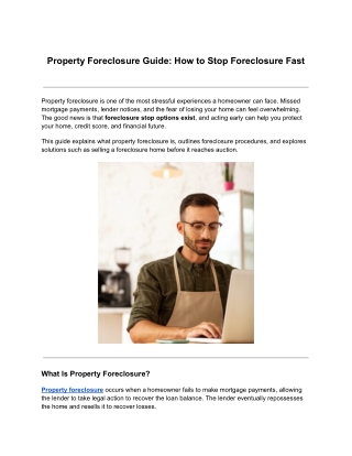 Property Foreclosure Guide_ How to Stop Foreclosure Fast