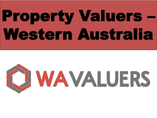 Certified Property Valuers WA - WA Valuers Perth